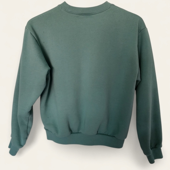 Marmot Mountain Works Crewneck Sweatshirt Women’s Small Green Pullover Fleece - Picture 2 of 6